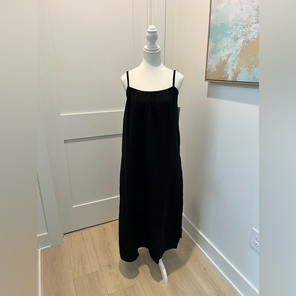 Sol Angeles New Gauzy Maxi Dress Black Size Xsmall /Small NWT cotton Flowy - Picture 9 of 13